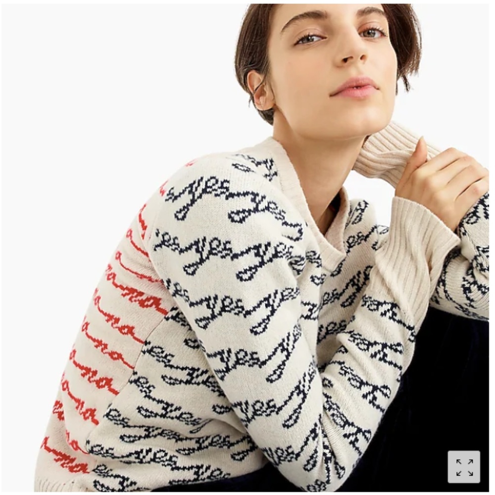 J. Crew Yes/No Sweater Size S